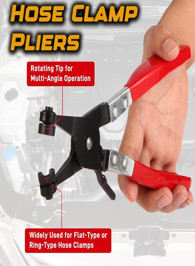 Digital Craft Hose Clamp Pliers - Car Water Pipe Removal Tool for Fuel & Coolant Hose Clips, Thicker Handle for Enhanced Strength & Comfort - Image 3